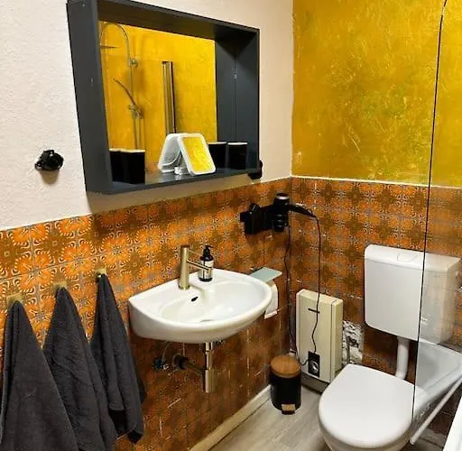 Daire Moderne Retro Perle Am Niederrhein Alpen